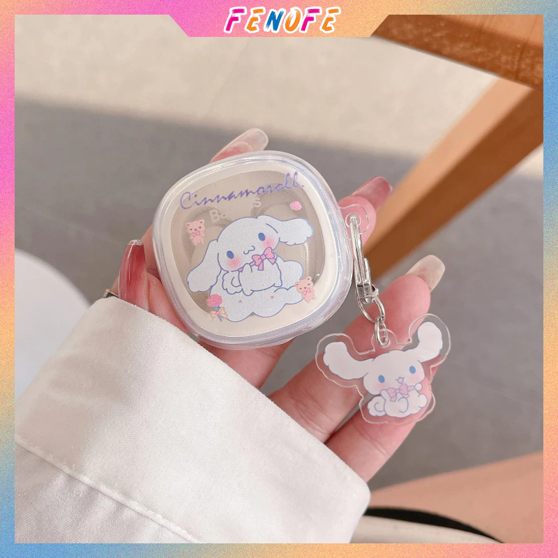 Baseus WM01 WM02 Case Cute Cartoon TPU Wireless Bluetooth Soft Transparent Protective Case