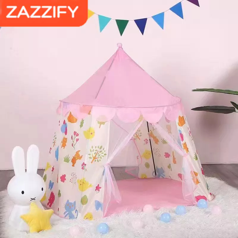 Mainan Tenda Anak Perempuan Indoor Outdoor Kartun Style Ukuran Jumbo Mainan Anak Perempuan Mainan Te