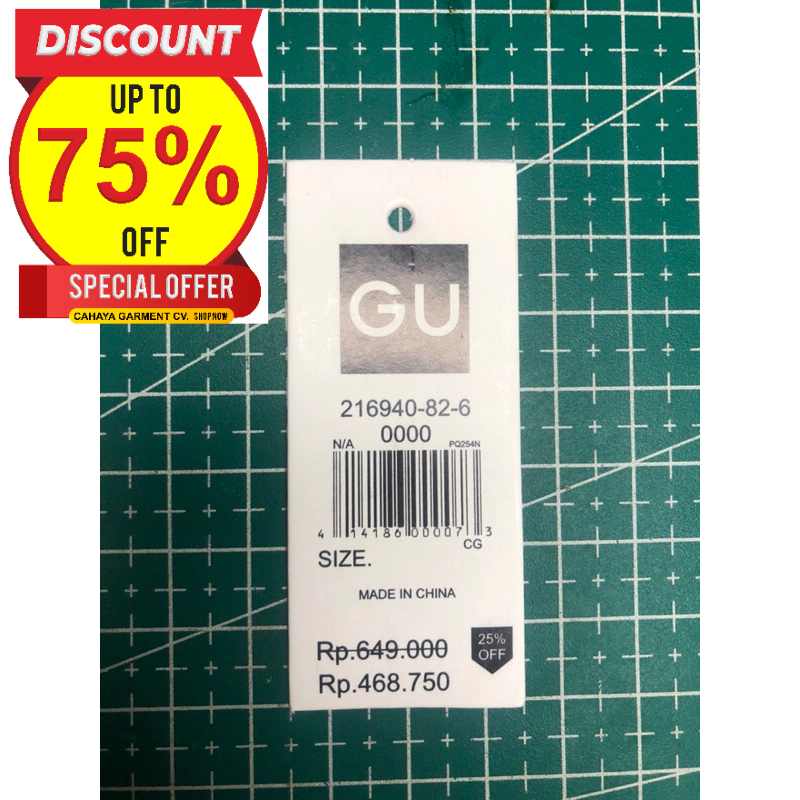 

GU TAG HANGTAG SUPER PREMIUM CO 1X DIKIRIM 600PCS