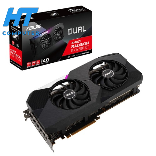 ASUS Dual RX 6700 XT 12GB - Vga Asus Radeon RX 6700 XT 12GB Dual