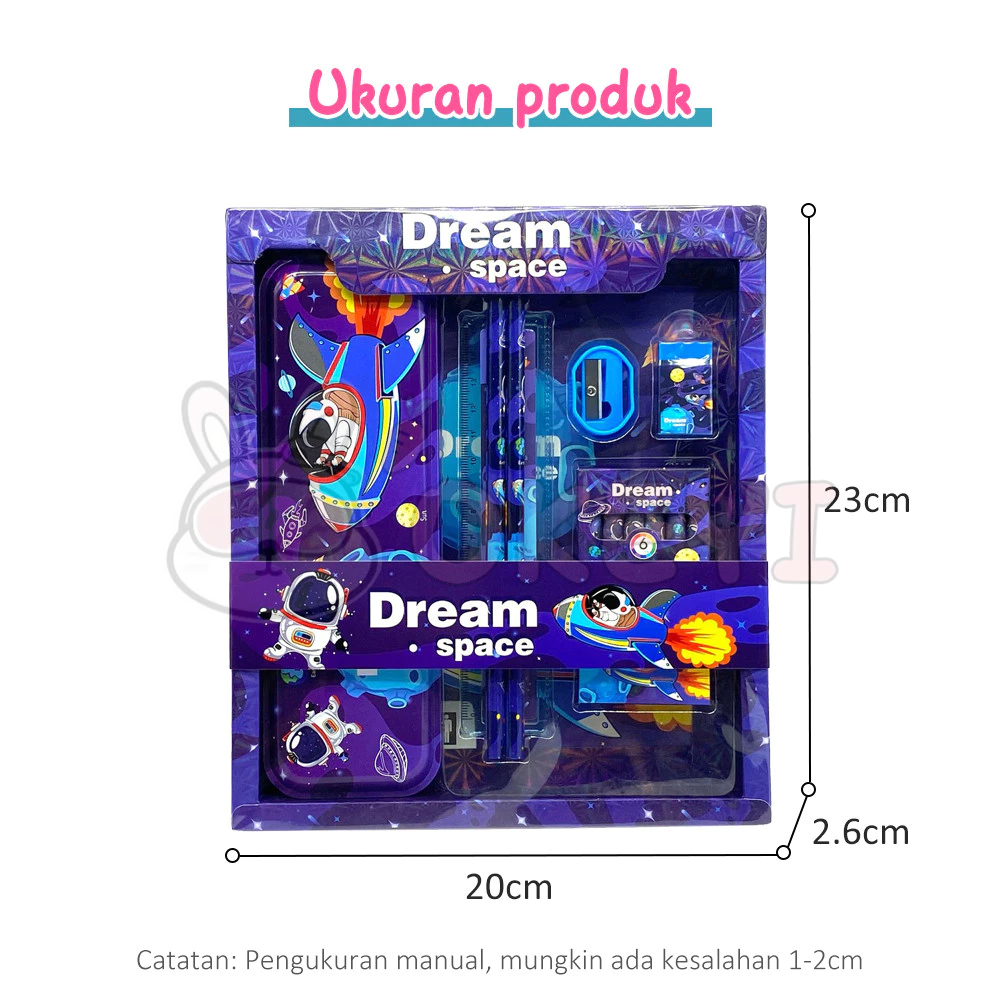 

OKEYI 6In1 Stationery Alat Tulis Anak Lucu Tempat Pensil Set