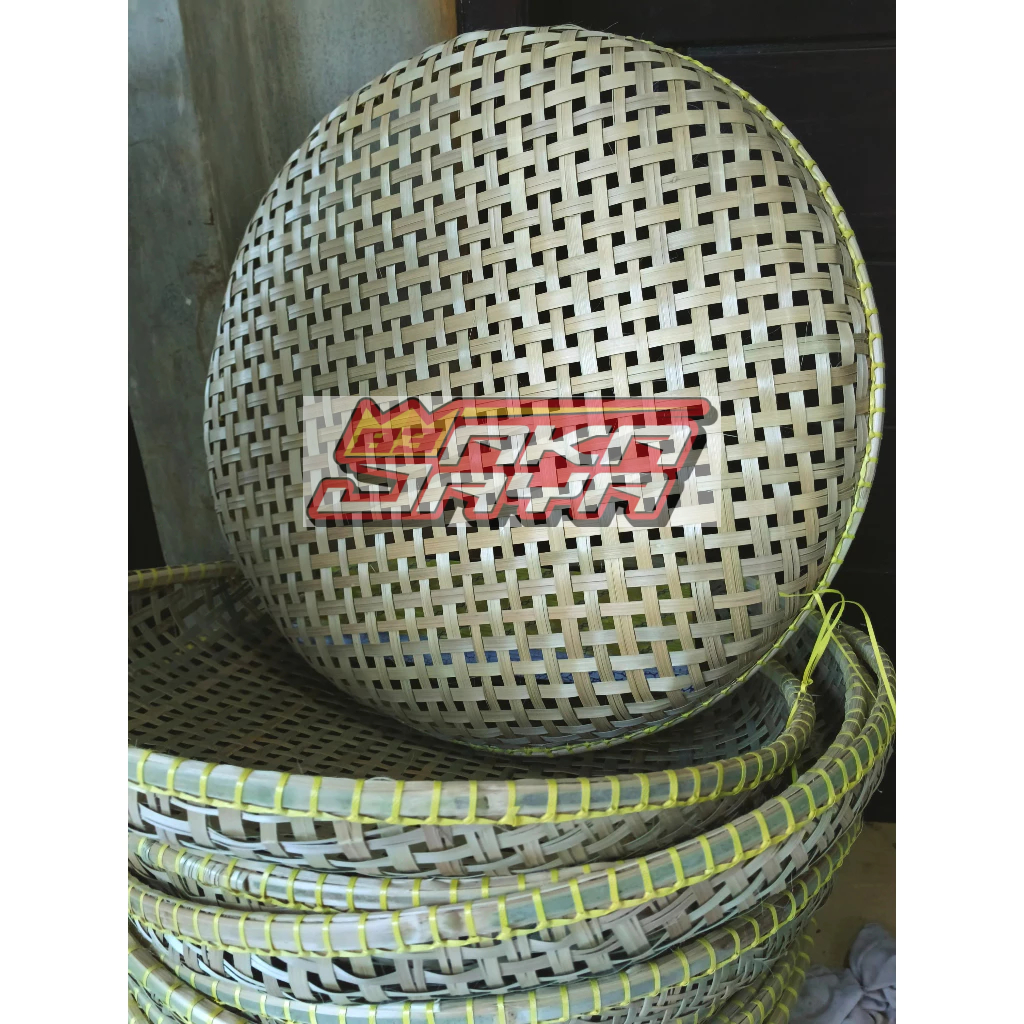 Saringan kulit bambu/ Ayakan ceplos/ saringan bambu ukuran besar/ Saringan hinis bambu