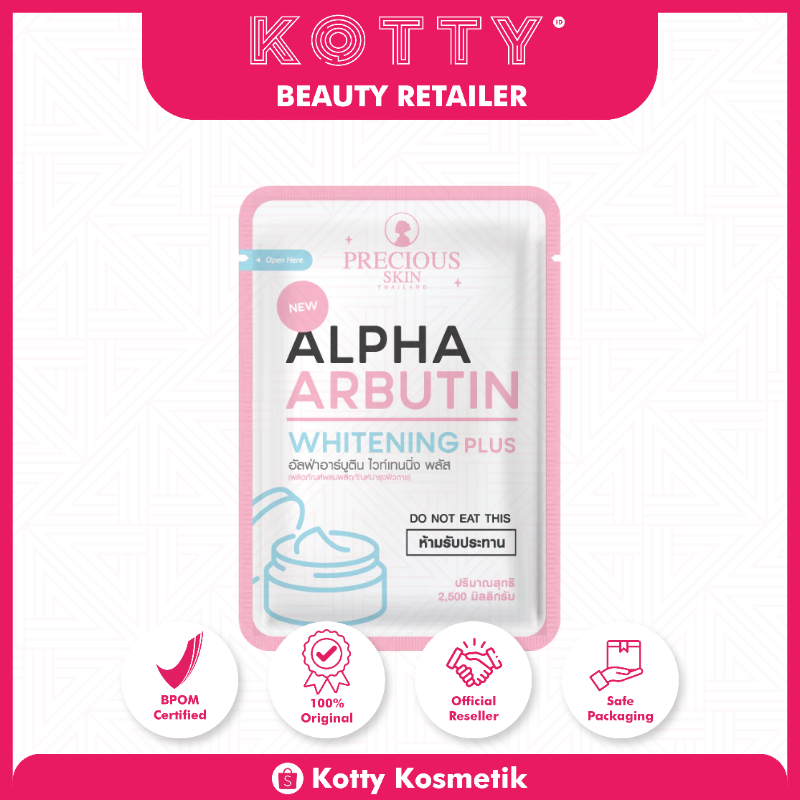 Kotty Kosmetik - Precious Skin Thailand Alpha Arbutin Whitening 3 Plus (Kapsul)