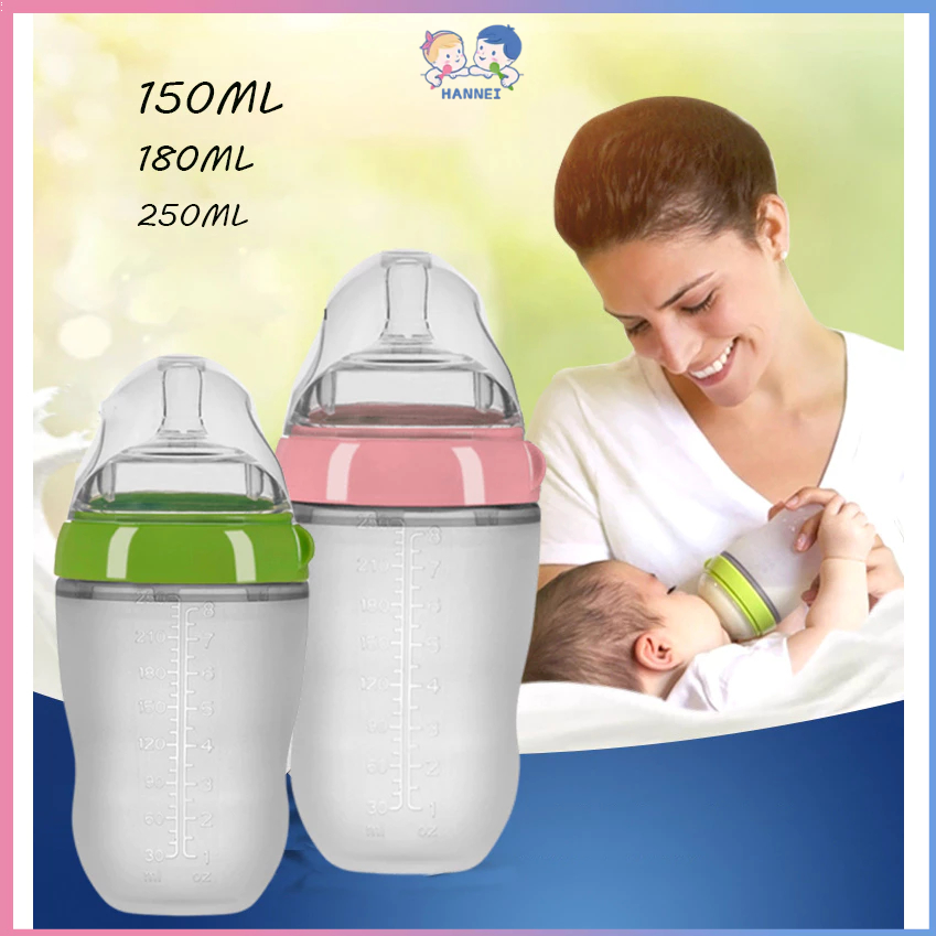 Hannei Piko Bello Botol Susu Bayi Silikon Baby Bottle