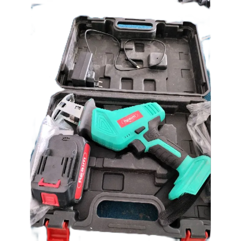 Gergaji elektrik mini portable Reaim Chainsaw Gergaji Rantai Lithium Charger