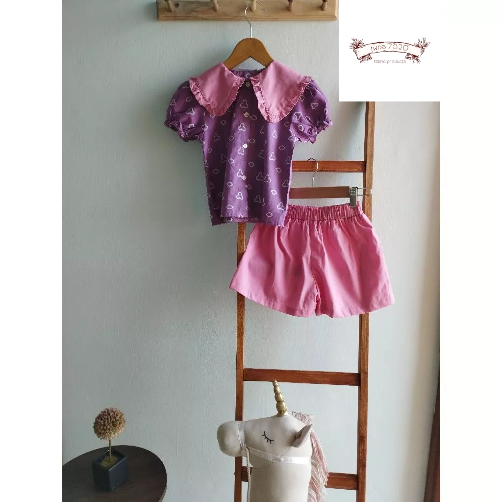 BATIK KOMBINASI ANAK PEREMPUAN SET