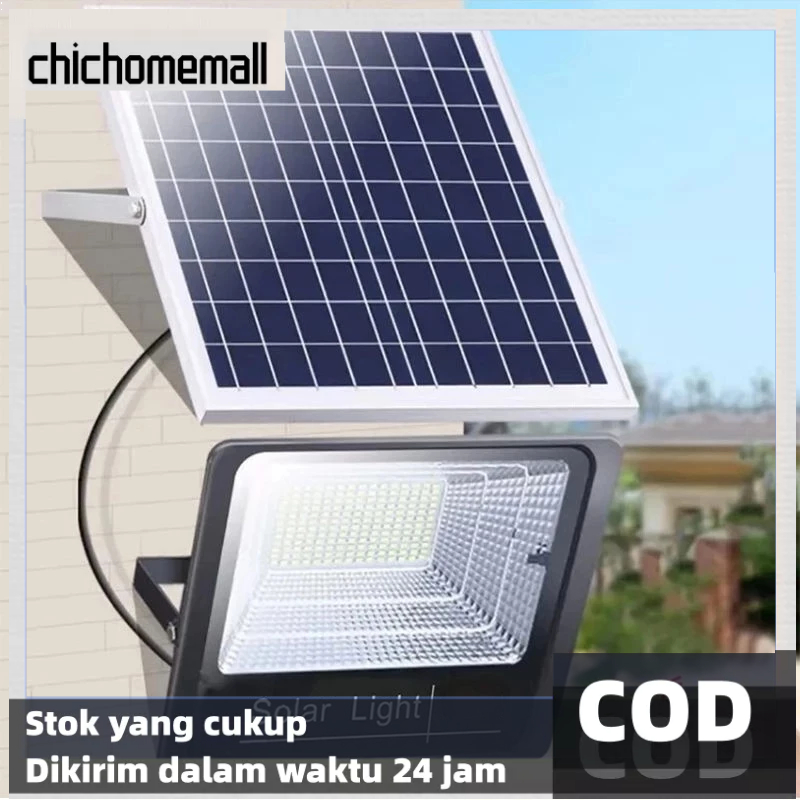 500W Lampu Sorot Solar Cell / Lampu Led Tenaga Matahari / Lampu Panel Surya / Lampu Tembak Solar Cel