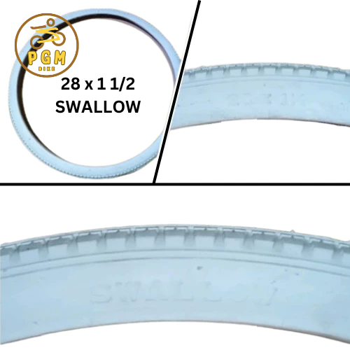 Ban Luar Sepeda 28 × 1 1/2 Sepeda Onthel Ontel Putih SWALLOW