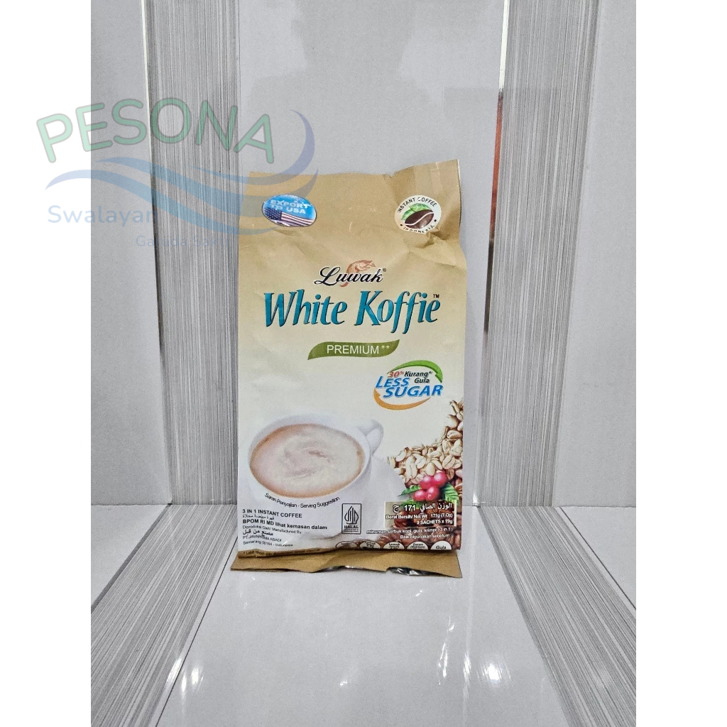 

Luwak White Koffie Bag Premium 9's x 19g