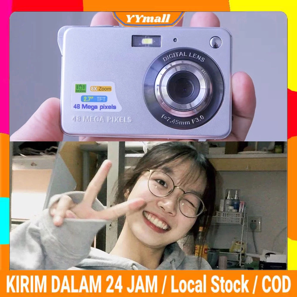 ORI NEW Camera Digital Camera Digicam Kamera Pocket 48MP Kamera 48: Point & Shoot Digital Camera