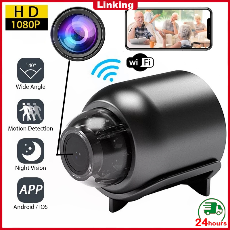 【COD】Wireless Mini Camera HD 1080p Micro Kamera Smart Ip Kamera Spy Camera Surveillance Camera Wirel
