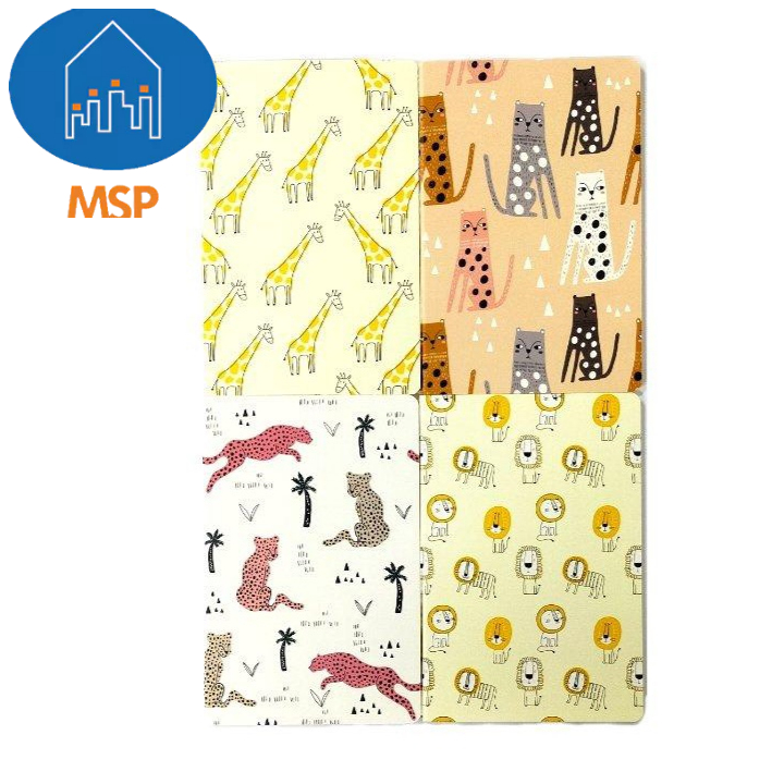 

Notebook Bergaris Set/Buku Catatan Bergaris/Cover Animal/MSP-A14/1 Set = 4 Pcs