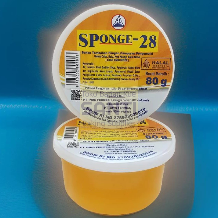 

SP Sponge 28 | Pengemulsi Emulsifier | 80 Gram
