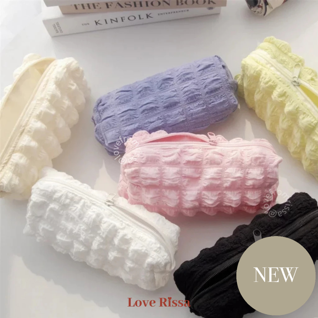 

[RISSA] Pouch Cloud Cute Pencil Pouch Kecil Tempat Pensil Lucu Kotak Pensil Tempat Makeup Mini Kantong Kecil Alat Sekolah Kantor Lucu Zipper Love Rissa