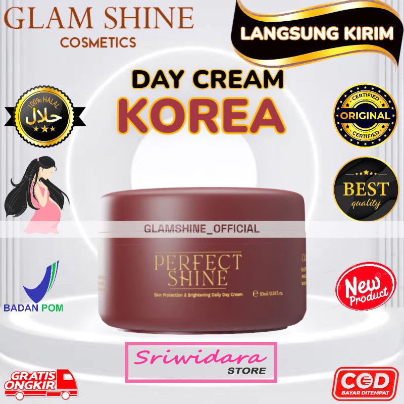Glamshine Day Cream Skincare Cream Siang Glamshineofficial Glamshine official store Glam Glame shine