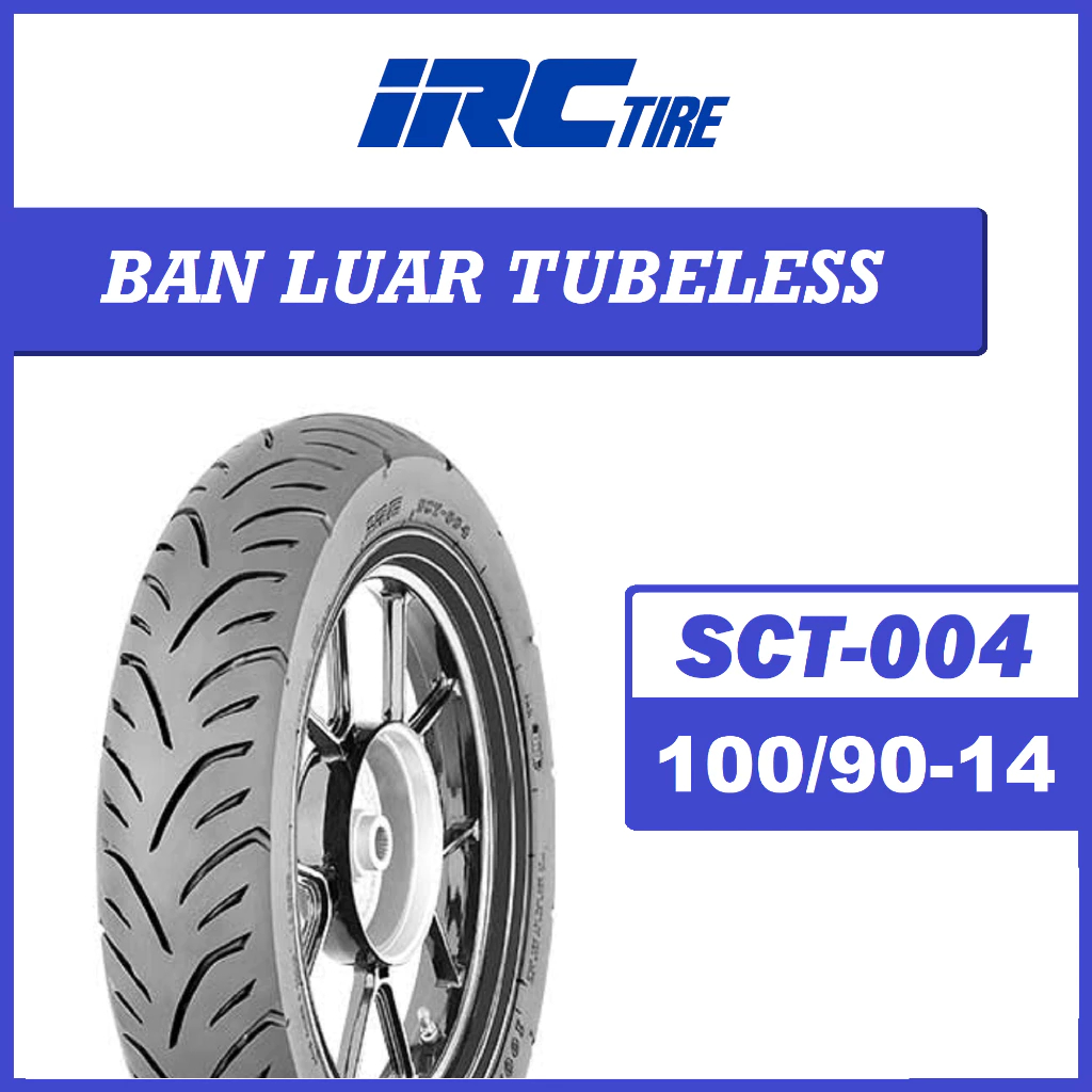 Ban Tubeless 100/90-14 SCT004 IRC