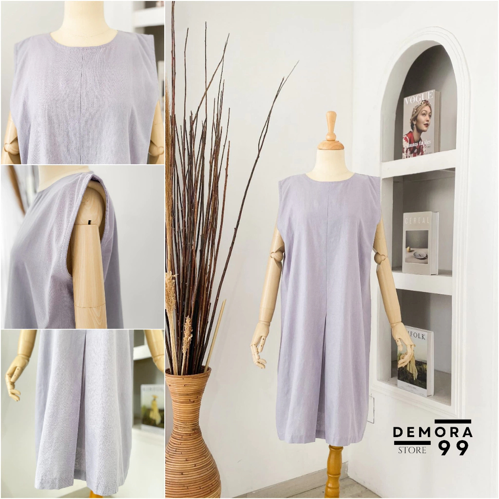 EZOLA MIDI DRESS KUTUNG - Dress Wanita Lengan Pendek Terbaru Dress Wanita Kekinian