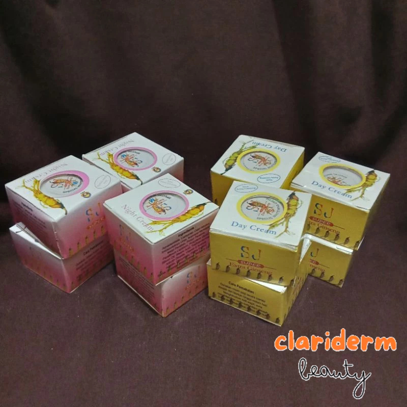(12 pcs) sj super ginseng krim siang & malam