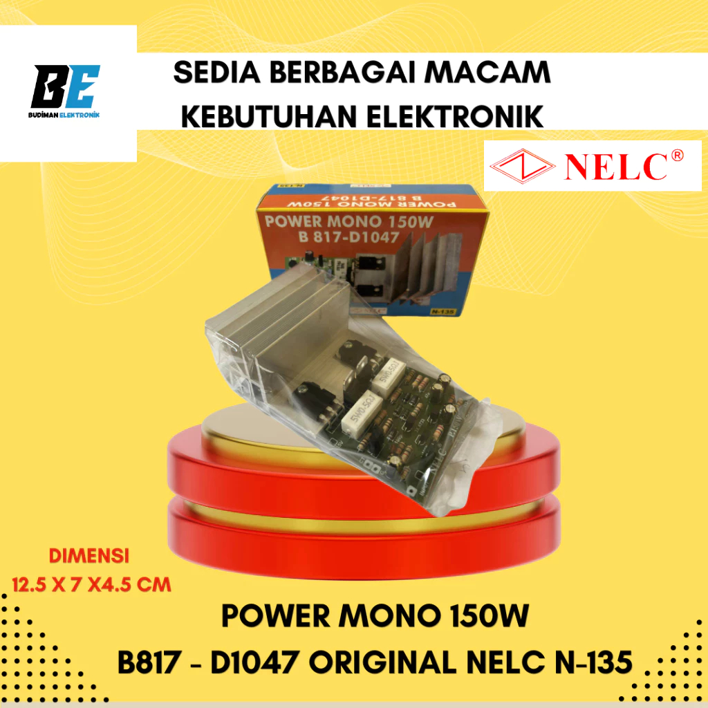 Modul Power Mono 150W B817-D1047 – Amplifier Audio Rakitan Siap Pakai
