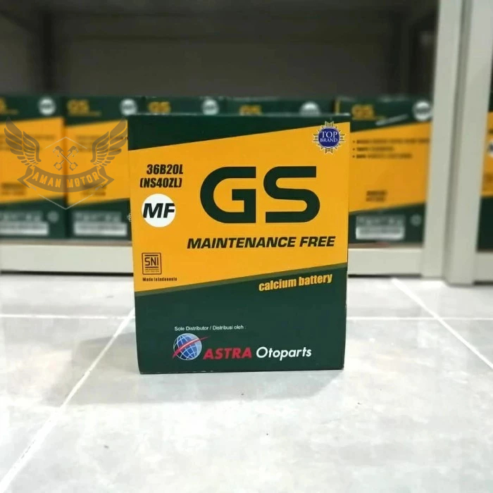 Aki Mobil Honda Brio, Freed, Mobilio Gs Astra Mf Ns40Zl Aki Kering