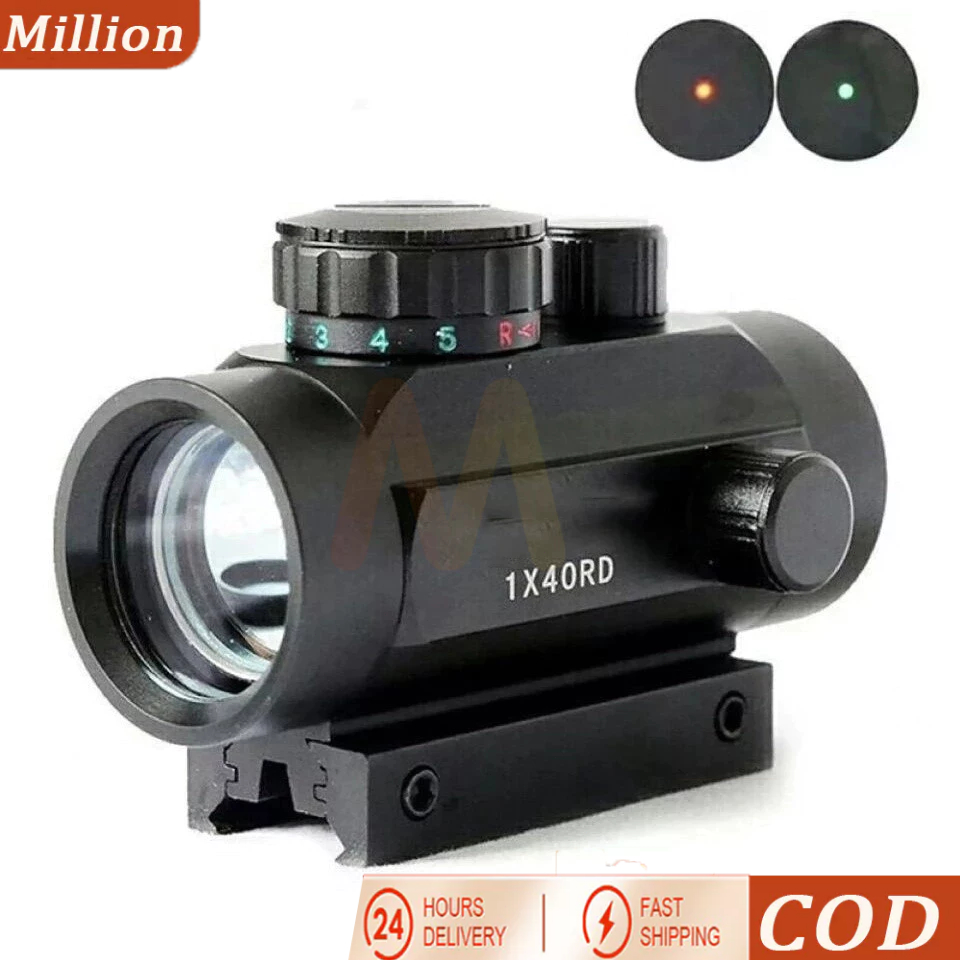 【COD】Teleskop 1x40 Green dot hologram metal RD / Red dot 1X40 / REDOT 1X40 RD / LASER REDOT