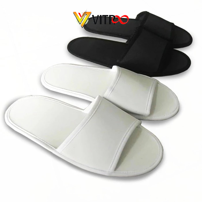 Sendal Slop Tipis Bahan Spon Woven All Size Warna Untuk Sendal Hotel Room Slipper Sangat Nyaman Paka