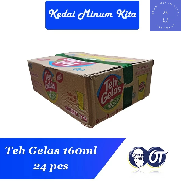 

Teh Gelas 175ml Dus (24 Gelas)