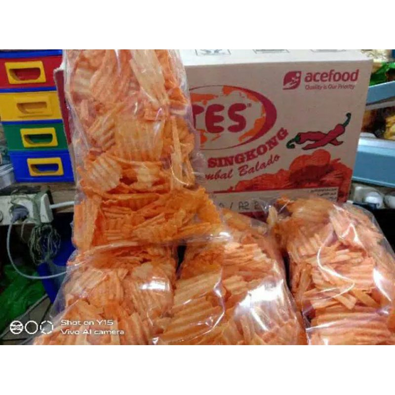 

keripik singkong bakar balado 250 g