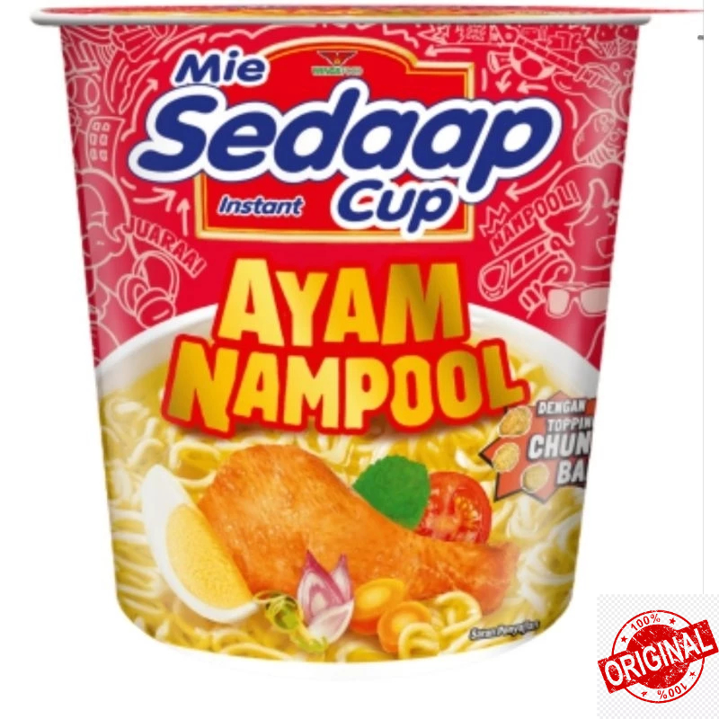 

MIE SEDAAP CUP AYAM NAMPOL**