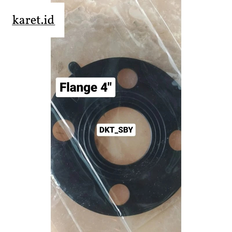 Karet Flange 4" FLANGE PIPA 4" SAMBUNGAN PIPA 4" Packing Karet Flange PN 16 ukuran 4 inch