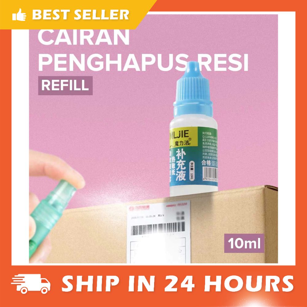 

MLJIE N10 Refill Cairan Koreksi Penghapus Resi Tinta Thermal Paper Correction 10ml - 7RHK48BL