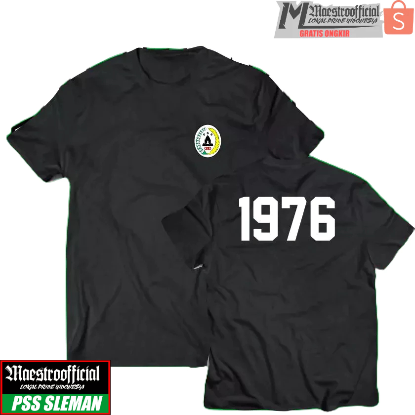 kaos pss sleman kaos bola kaos supporter unisex pss sleman 1976
