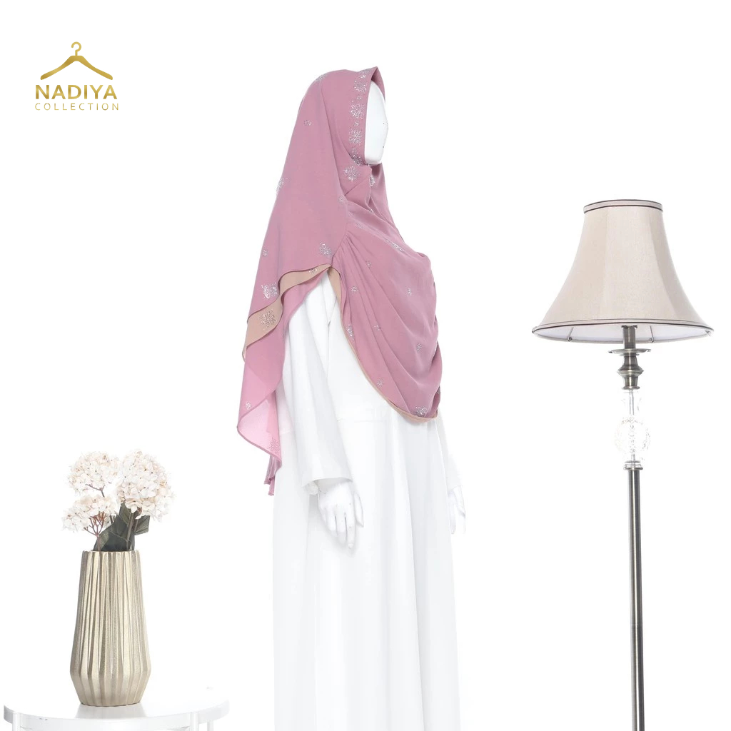 Baiti Khimar - Khimar Miranda Ismi Syari Ceruty Crystal Premium by Nadiya