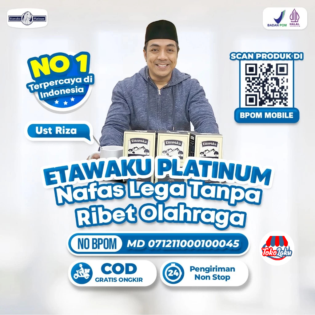 

Etawaku Platinum 3x Atasi Masalah Pernafasan - Susu Kambing Bubuk Provit Etawa Tingkatkan Daya Tahan & Imunitas Tubuh Jaga Kesehatan & Kepadatan Tulang Isi 200gr