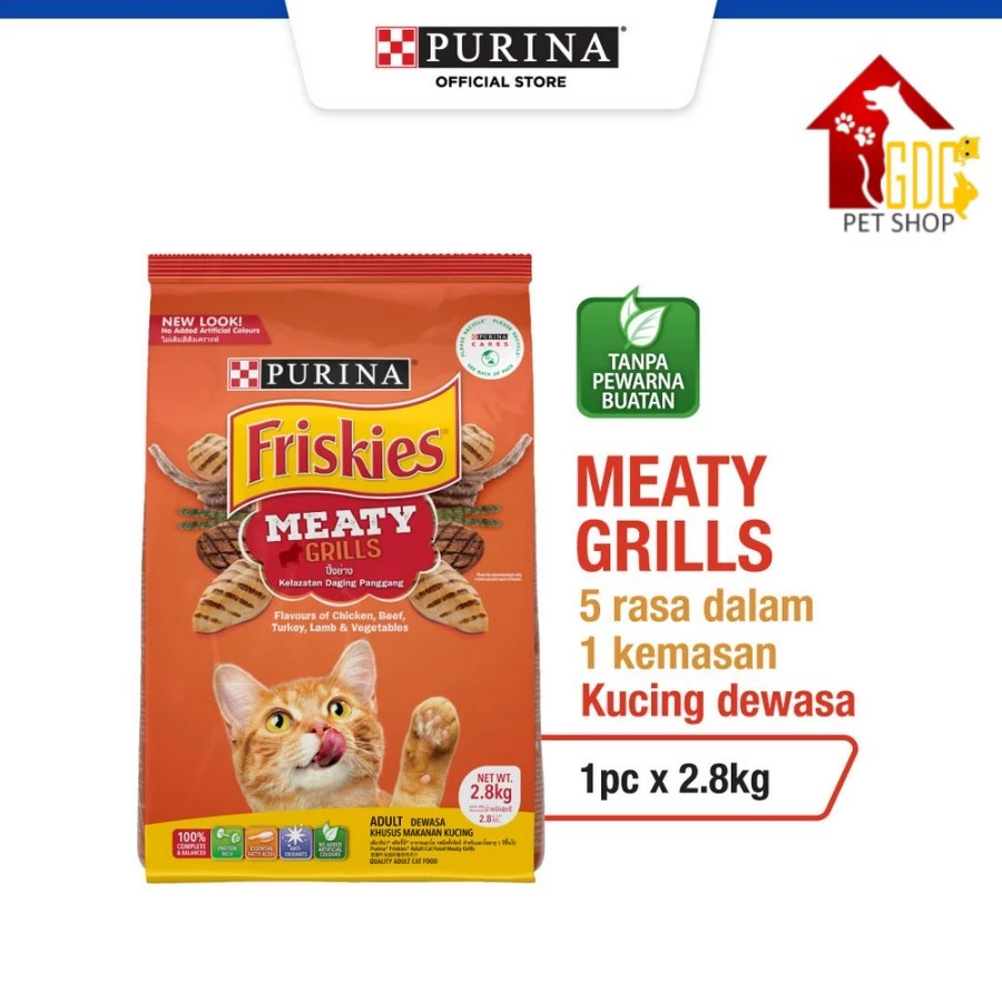 Friskies Adult Meat Grills 2,5 Kg Friskies Dewasa - Makanan Kucing Friskies