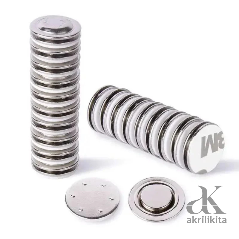

Magnet Name Tag PIN Bulat 17mm