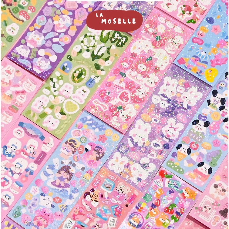 

La Moselle -[SK98] Sticker dekorasi / stiker journaling / sticker lucu / Sticker laptop / Sticker DIY / deco / sticker motif kartun anak /dekorasi jurnal / sticker variasi