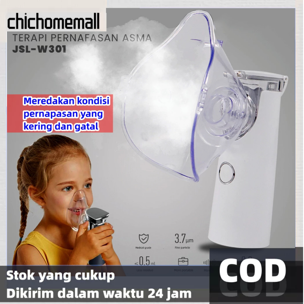 Nebuliser Inhaler Portable Nebuliser / Nebuliser Alat Bantu Inhaler Asma Meringankan pernapasan keri