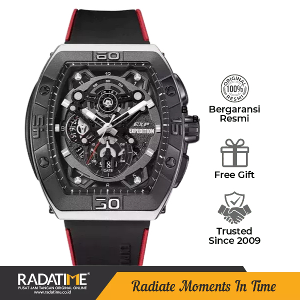 Jam Tangan Pria Expedition Original & Garansi Resmi 1 Tahun Sport E6800 MCRTBBA