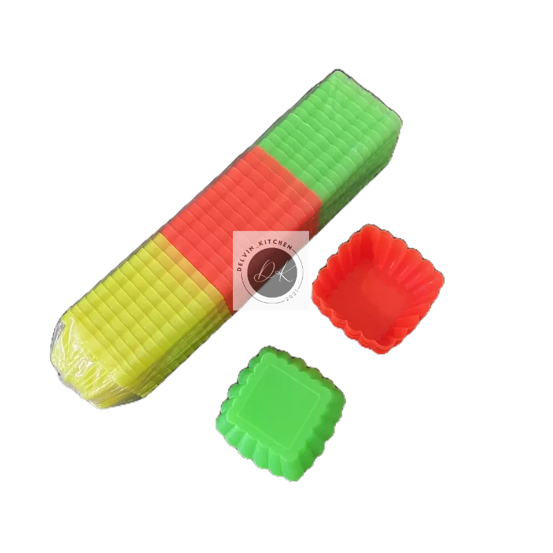 3 Lusin Cetakan Kue Kukus / Puding mini / Jelly / Coklat / Kue Kotak