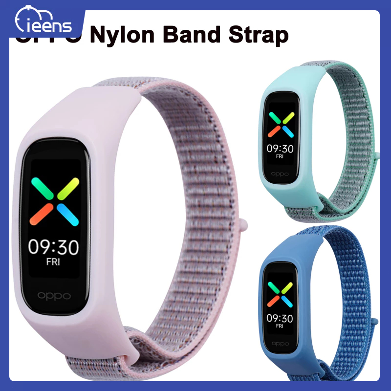 OPPO Band Loopback Nylon Loop Woven Watch Band Breathable Velcro Band Sports Waterproof Watch Access