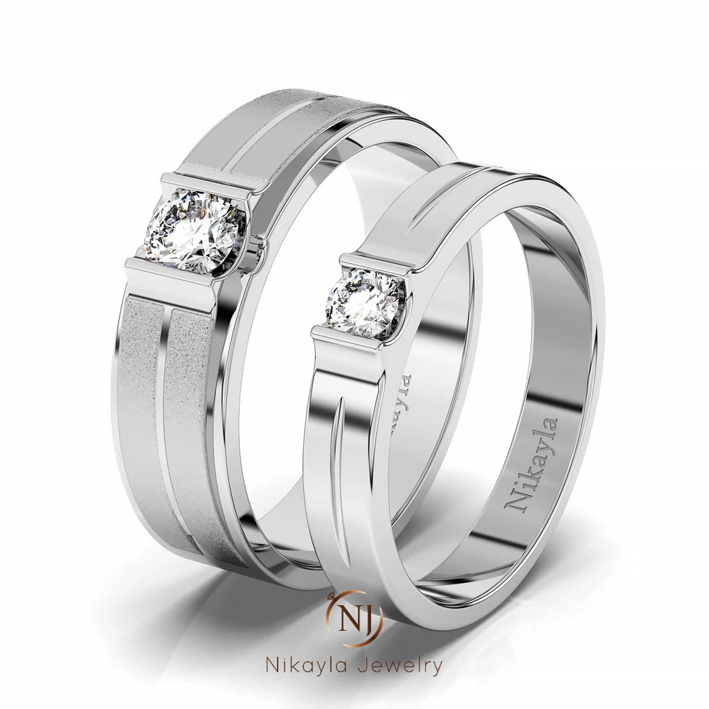 Nikayla Jewelry - Cincin Couple Emas 18K