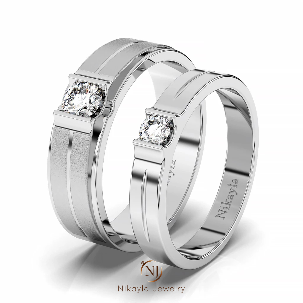 Cincin Perak Murni Cincin Kawin Couple
