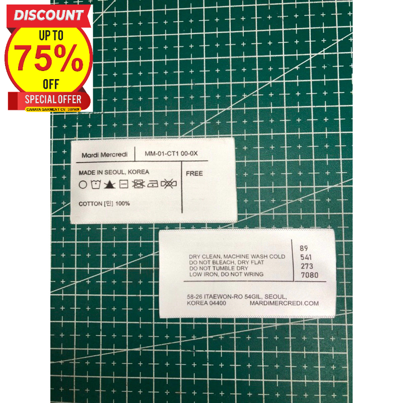 

MARDI MERCREDI TAG WASH SUPER PREMIUM CO 1X DIKIRIM 600PCS