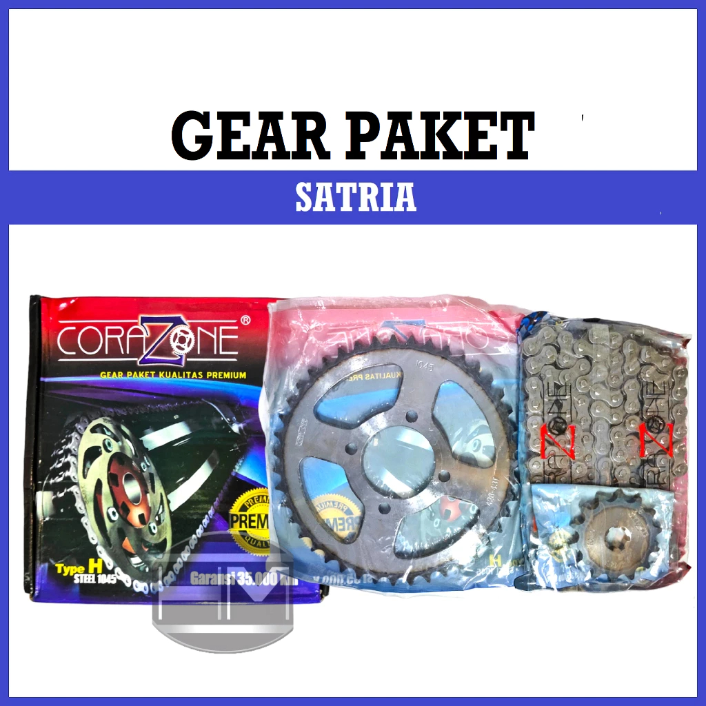 GEAR SET GIR SET PAKET SATRIA Merek CORAZONE