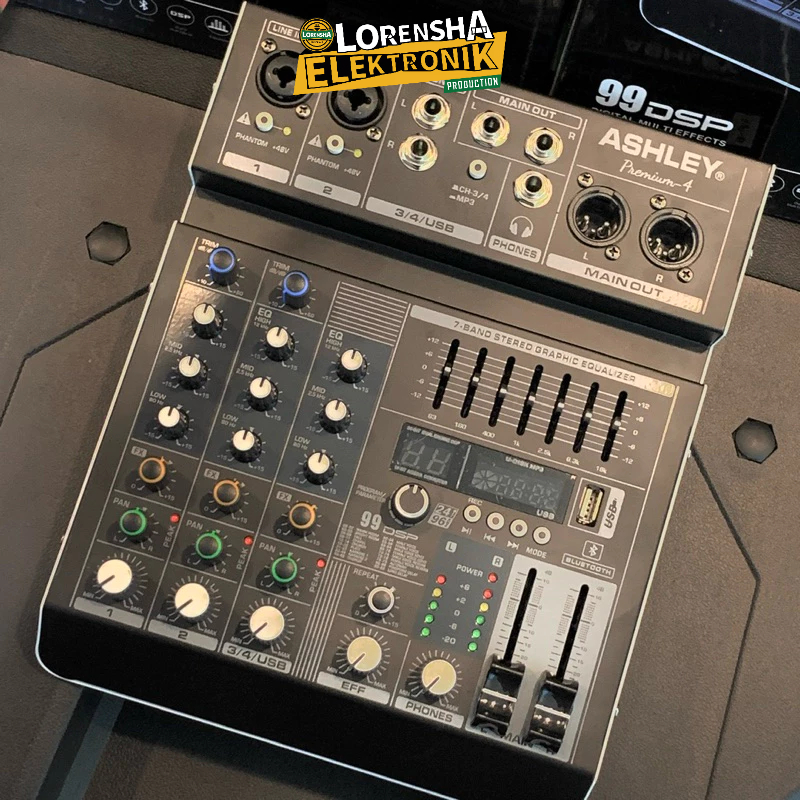 Mixer Audio 4 Channel ASHLEY Premium 4 Original