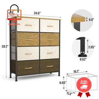 CIBUBUR JAYA GRATIS ONGKIR BALI PENYIMPANAN 7 LACI KABINET SERBAGUNA CABINET PENYIMPANAN INDOOR FURN