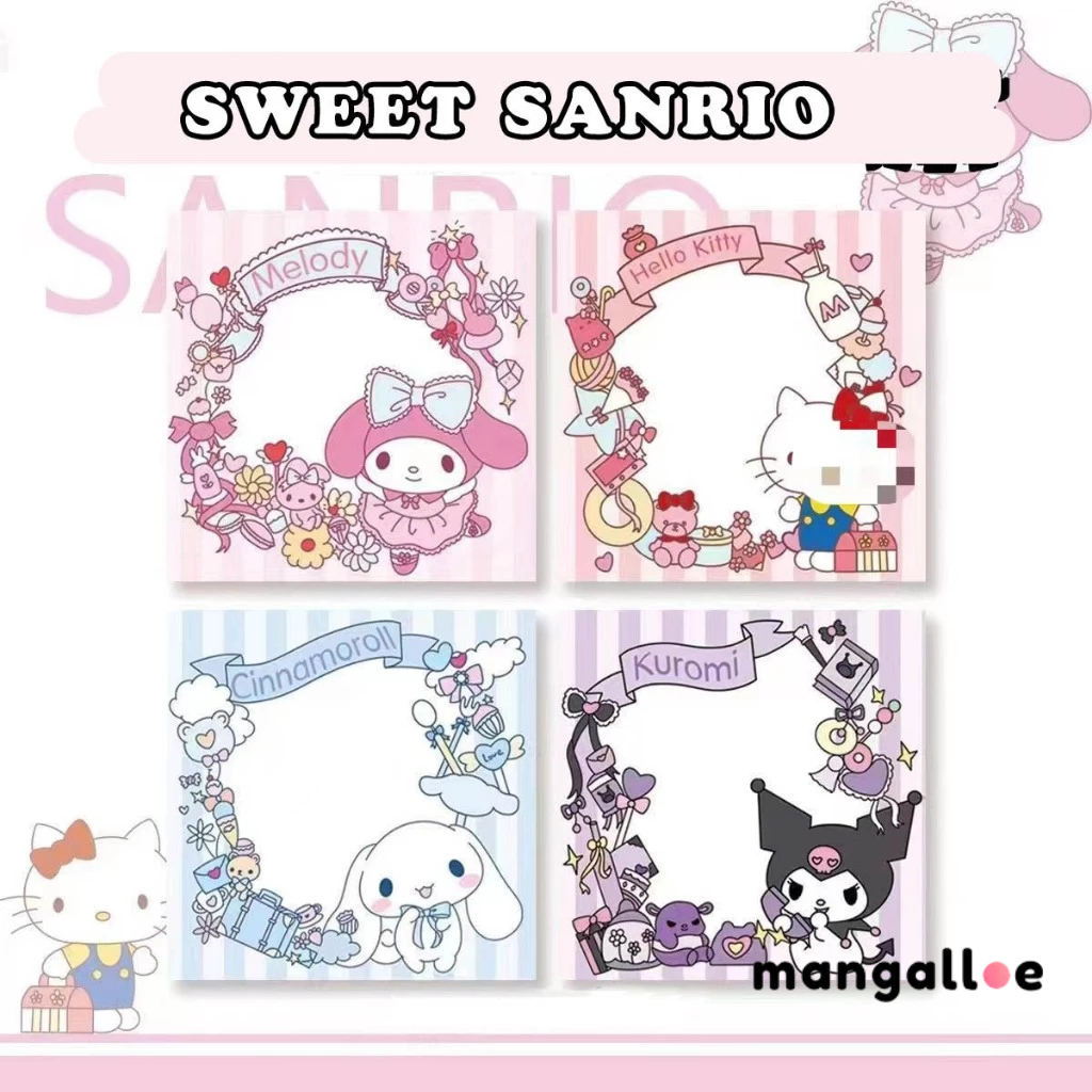 

✨COD 50 Lembar Buku Memo Kertas Sticky Note Sanrio Kuromi Memopad Lucu Aesthetic Memo siswa yang Mudah Disobek -MG