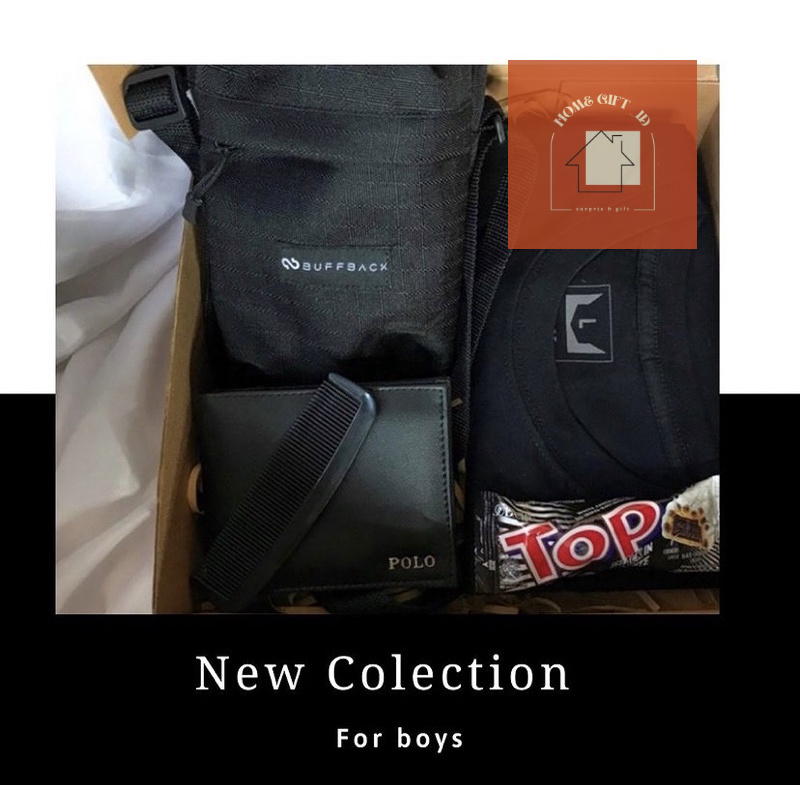 Hampers Gift Box Boys OOTD/ Hampers Gift Box Cowok/ Hampers Gift Box Boys/ Kado Ulang Tahun/ Kado An