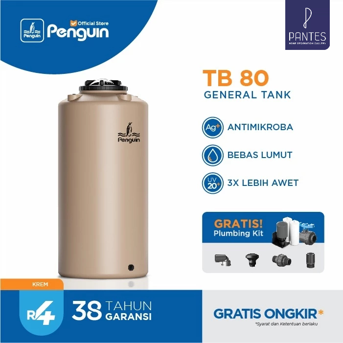Toren Air Penguin TB 80 Tangki Air Plastik 800 L - Tandon Air TB 80